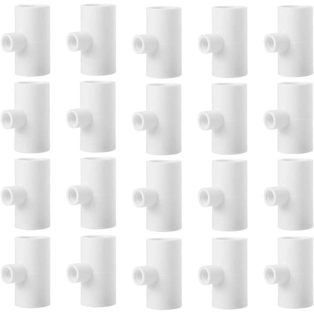 20 Pack Chicken Waterer PVC - Fully Automatic for Threaded Chicken Waterer Nippl